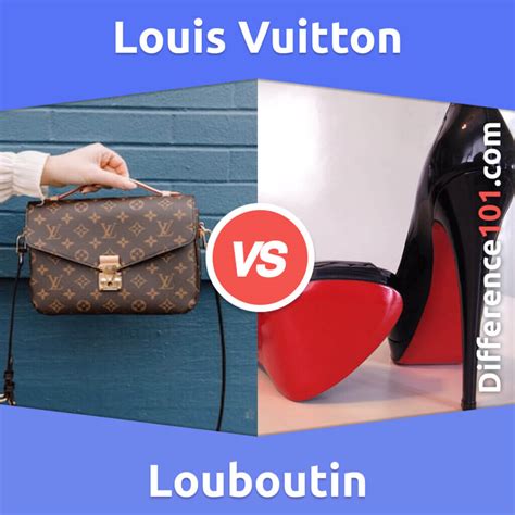 what is the difference between christian louboutin and louis vuitton|Louboutin women's heels.